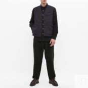 Рубашка Portuguese Flannel Teca Flannel Shirt PF-TCAFLNS-BLK | Black фото 5