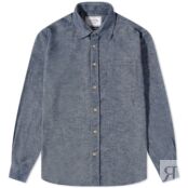 Рубашка Portuguese Flannel Teca Flannel Shirt PF-TECAFLNLSHRT-IND | Indigo фото 1