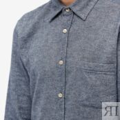 Рубашка Portuguese Flannel Teca Flannel Shirt PF-TECAFLNLSHRT-IND | Indigo фото 2