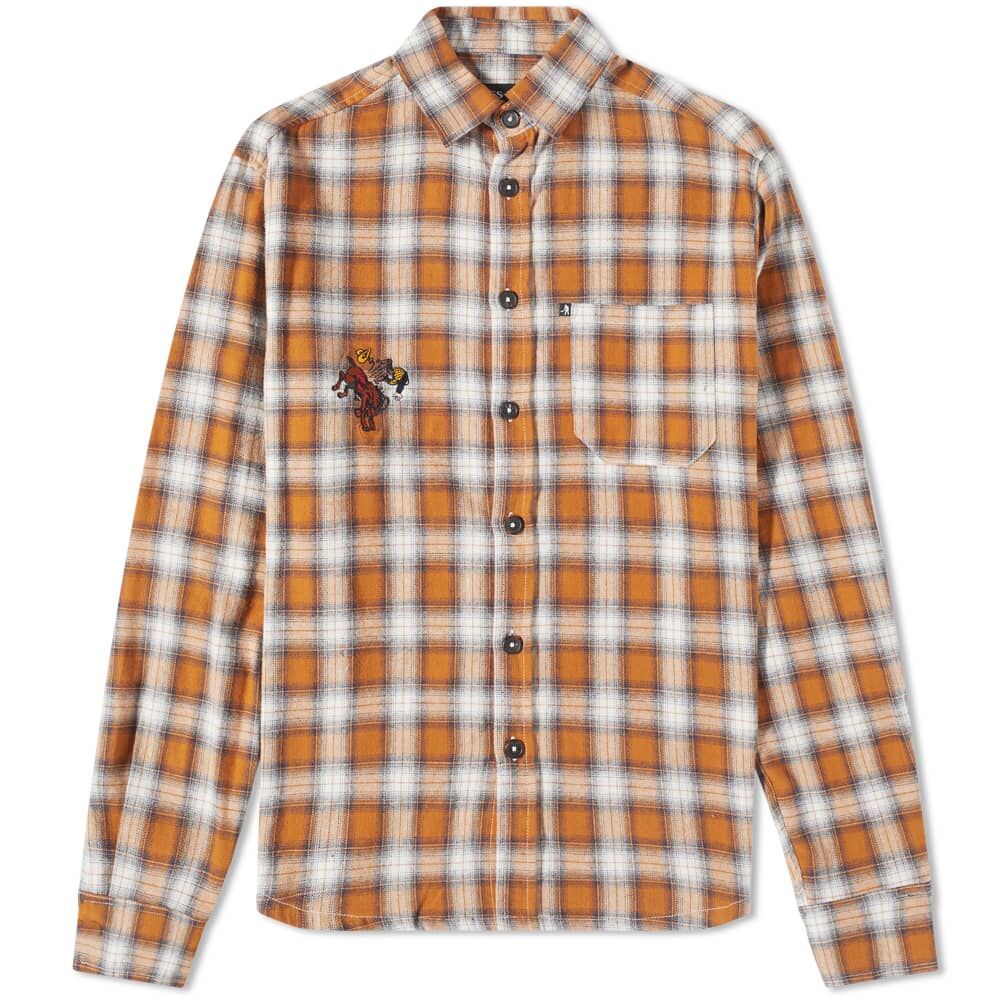 Рубашка Pass~Port Horsey Check Flannel Shirt PP-HORSEYCFSHT-ASH | Ash фото 1