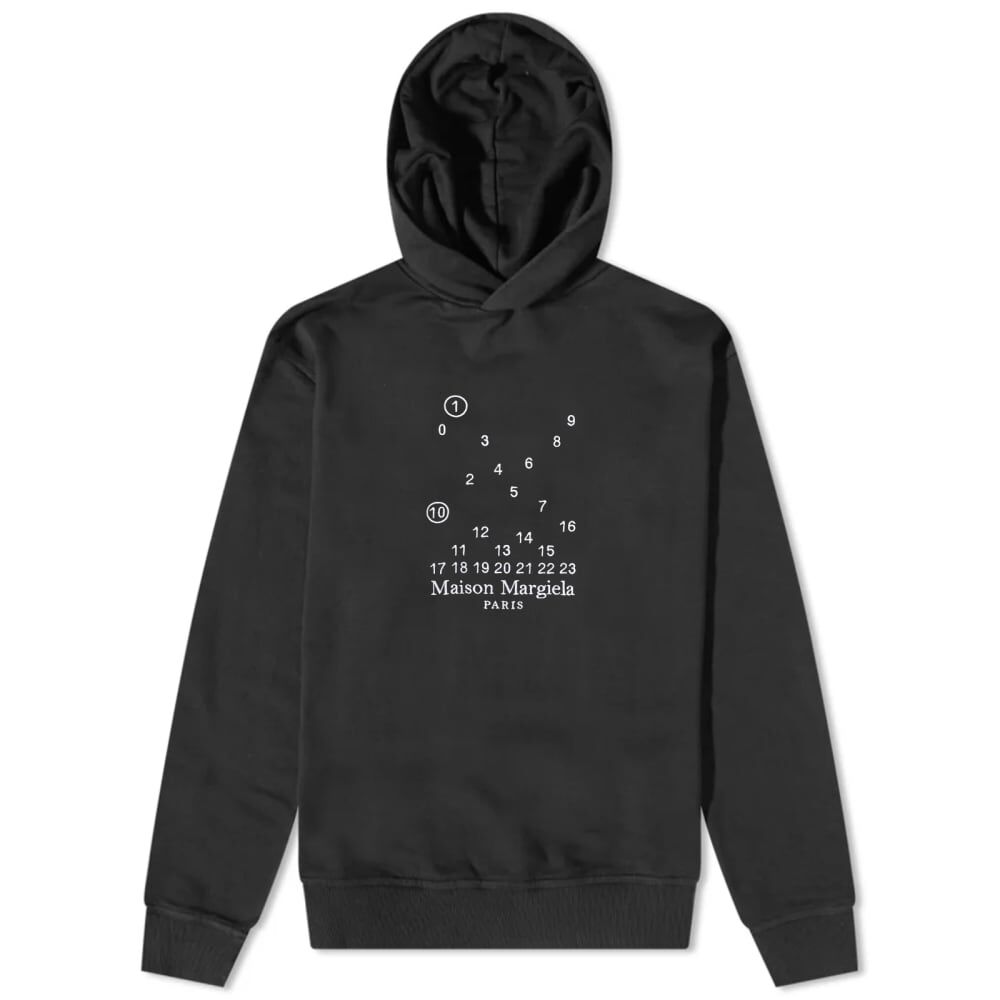 Толстовка Maison Margiela Bubble Logo Hoody S50GU0202-S25505-900 | Black фото 1