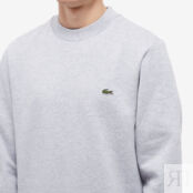 Толстовка Lacoste Classic Crew Sweat SH9608-CCA | Silver Marl фото 5