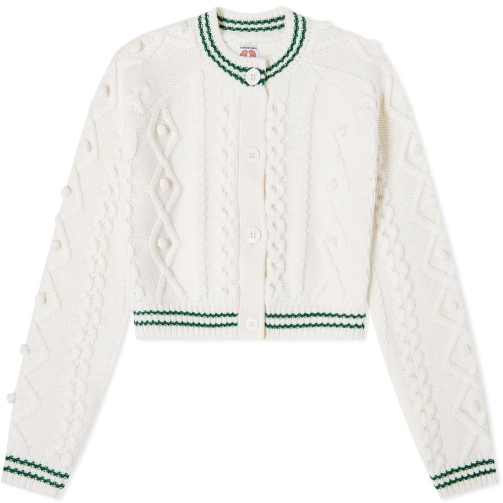 Джемпер Shrimps Mia Cropped Cardigan SH-MI-KN-CRG | Cream & Green фото 1