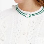 Джемпер Shrimps Mia Cropped Cardigan SH-MI-KN-CRG | Cream & Green фото 4