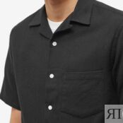 Рубашка Portuguese Flannel Pique Vacation Shirt SS23-0055BLK | Black фото 2