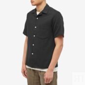 Рубашка Portuguese Flannel Pique Vacation Shirt SS23-0055BLK | Black фото 3