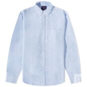 Рубашка Portuguese Flannel Belavista Button Down Oxford Shirt SS23-0099SKY | Sky Blue фото 1