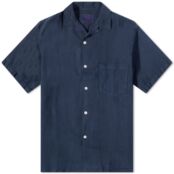 Рубашка Portuguese Flannel Linen Camp Vacation Shirt SS23-0100NVY | Navy фото 1