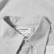 Рубашка Thom Browne 4 Bar Flannel Shirt TB-MWL272A-05245-035 | Medium Grey фото 3