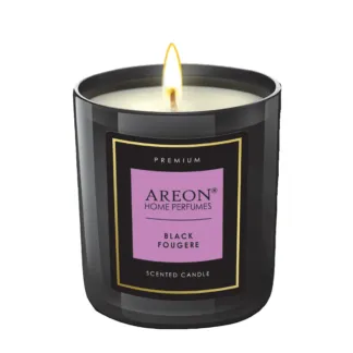 AREON Свеча ароматическая Премиум, черный фужер / HOME PERFUMES Black Fouge