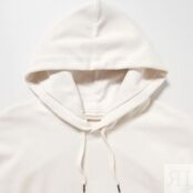 Толстовка Uniqlo Colour Block Sweat Hoodie, белый 455395 | WHITE COL01 фото 2