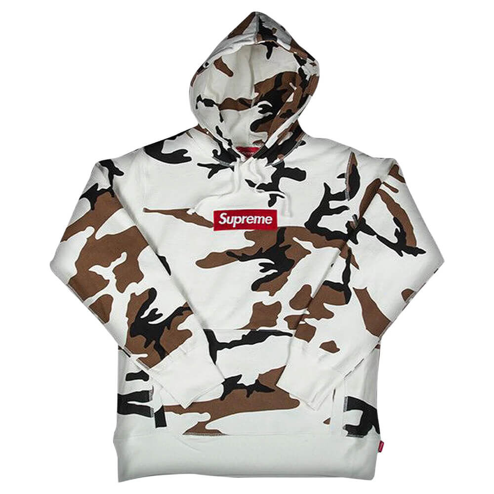 Толстовка Supreme Box Logo Hooded, камуфляжный FW16SW6 CAMO | Multi-Color фото 1