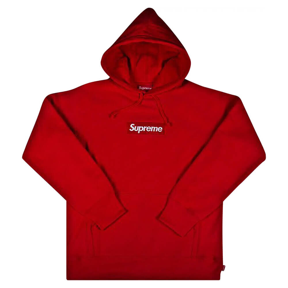 Толстовка Supreme Box Logo Hooded, красный FW16SW6 RED | Red фото 1