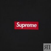 Толстовка Supreme Box logo Crewneck, черный FW22SW65 BLACK | Black фото 3