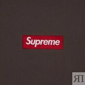 Толстовка Supreme Box Logo Crewneck, коричневый FW22SW65 UMBER | Brown фото 3