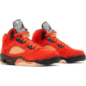 Кроссовки Air Jordan 5 Retro 'Dunk on Mars', красный/черный DD9336 800 | Red фото 2