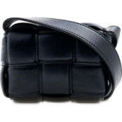 Сумка Bottega Veneta Padded Candy Cassette, черный/золотой 716648 VCQR1 8425 | Black фото 2