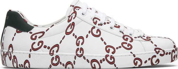 Кроссовки Gucci Ace GG Print, белый 497094 0G250 9085 | GG Print фото 1