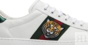 Кроссовки Gucci Ace Embroidered Tiger, белый 457132 A38G0 9064 | Tiger фото 2