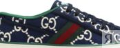 Кроссовки Gucci Tennis 1977 Ink Blue, синий 606111 H0G10 4370 | Ink Blue фото 2