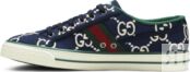 Кроссовки Gucci Tennis 1977 Ink Blue, синий 606111 H0G10 4370 | Ink Blue фото 3