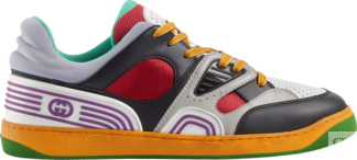 Кроссовки Gucci Basket Sneaker Black Demetra, черный