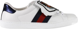 Кроссовки Gucci Ace Low Tiger Patch, белый