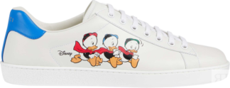 Кроссовки Disney x Gucci Ace Huey, Dewey and Louie - White, белый