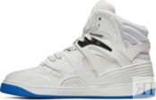 Кроссовки Gucci Basket High Sneaker White Blue, белый 661301 2SHA0 9014 | White Blue фото 3