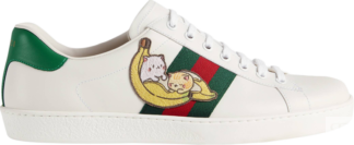 Кроссовки Gucci Ace Bananya, белый