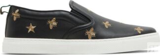 Кроссовки Gucci Slip-On Bees - Black, черный