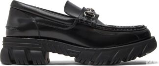 Кроссовки Gucci Horsebit Loafer Black, черный