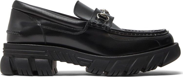 Кроссовки Gucci Horsebit Loafer Black, черный 658822 DKSD0 1000 | Black фото 1