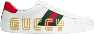 Кроссовки Gucci Ace Low Guccy Print, белый