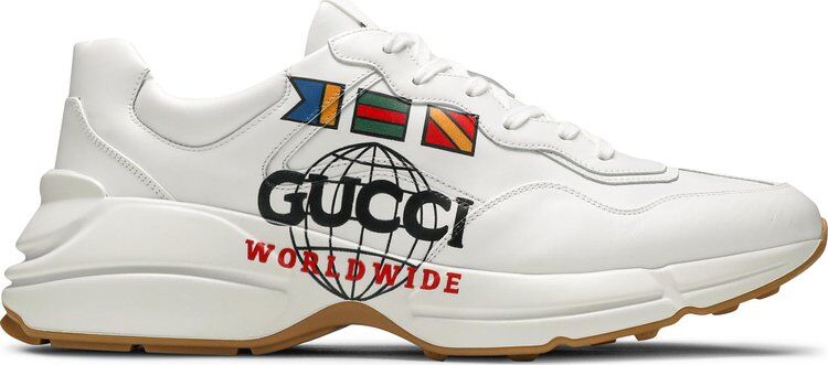 Кроссовки Gucci Rhyton Worldwide - White, белый 599146 DRW00 9014 | Worldwide - White фото 1