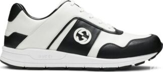 Кроссовки Gucci GG Low Black White, черный