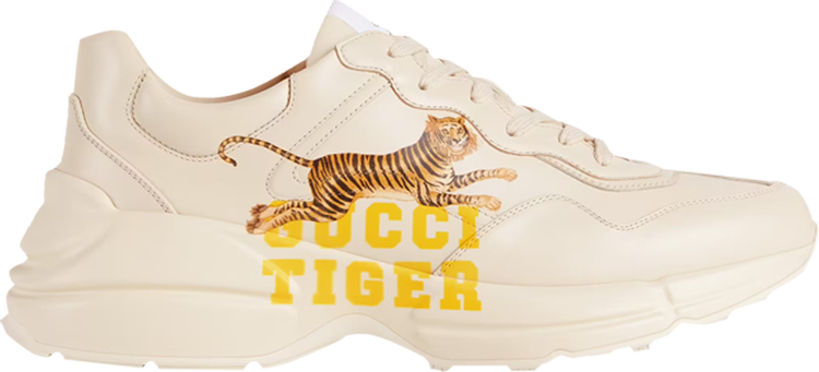 Кроссовки Gucci Rhyton Gucci Tiger, кремовый 687611 DRW00 9522 | Gucci Tiger фото 1