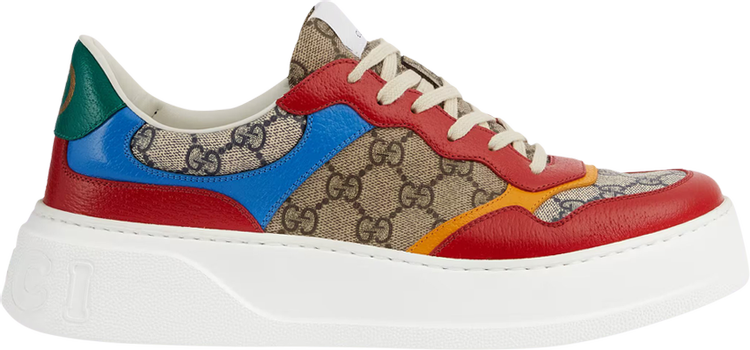 Кроссовки Gucci GG Sneaker Beige Red Blue, бежевый 726828 FABAV 4050 | Beige Red Blue фото 1