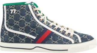 Кроссовки Gucci Tennis 1977 High Denim, синий