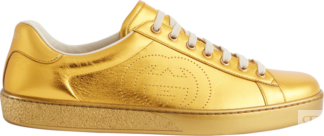 Кроссовки Gucci Ace Interlocking G - Gold, золото