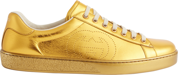 Кроссовки Gucci Ace Interlocking G - Gold, золото 599147 B8B20 8016 | Interlocking G - Gold фото 1