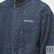 Толстовка thisisneverthat INTL. Fleece Jacket TN223FOWLS01-BL | Leopard Blue фото 2