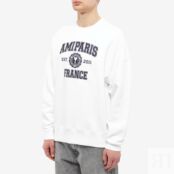 Толстовка AMI Paris Varsity Logo Crew Sweat