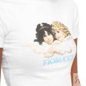 Футболка Fiorucci Classic Angel Crop Tee W16TCRT1CWH | White фото 4