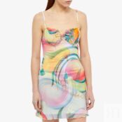 Платье Fiorucci Fruity Balconette Mini Dress W16VFBD1CML | Pink фото 2