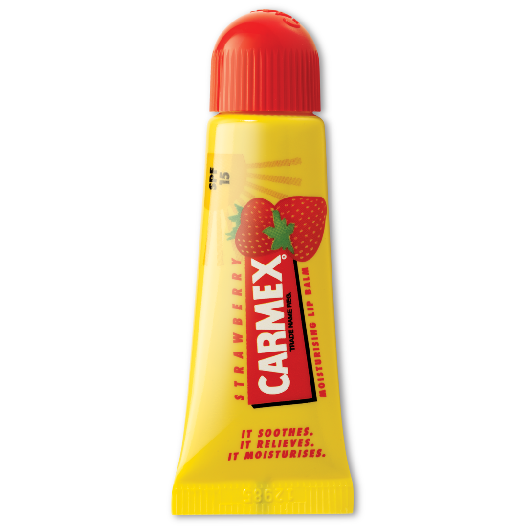 Carmex Strawberry защитная помада для губ, 10 г 000000000000230676 фото 1