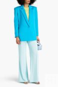 Сатиновый блейзер Denny ALICE + OLIVIA, бирюзовый 1647597323442135 | TURQUOISE фото 2