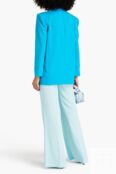 Сатиновый блейзер Denny ALICE + OLIVIA, бирюзовый 1647597323442135 | TURQUOISE фото 3