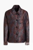 Жаккардовая куртка PAUL SMITH, коричневый 1647597306425554 | BROWN фото 1