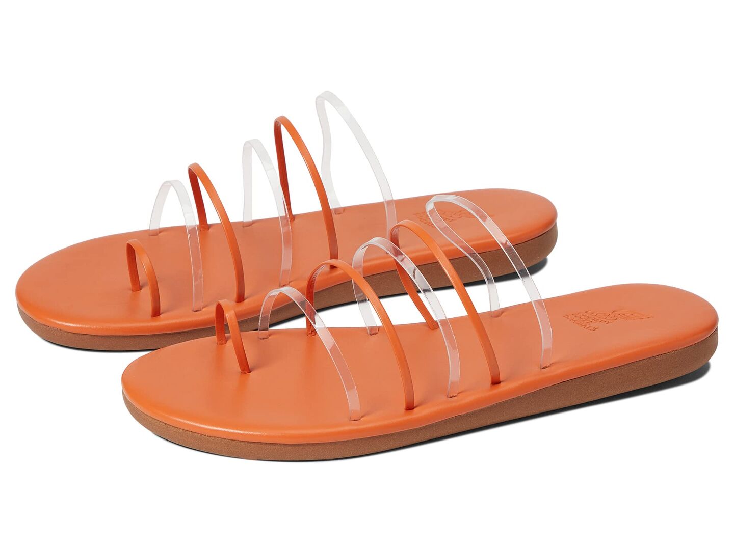 Шлепанцы Ancient Greek Sandals, Sanni 9396160 | Clear/Orange фото 1